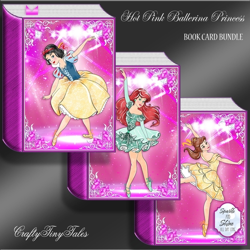 Pink Princess Ballerina Book BUNDLE-3