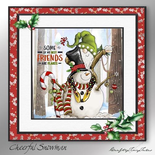 Cheerful Snowman Mini Kit-4