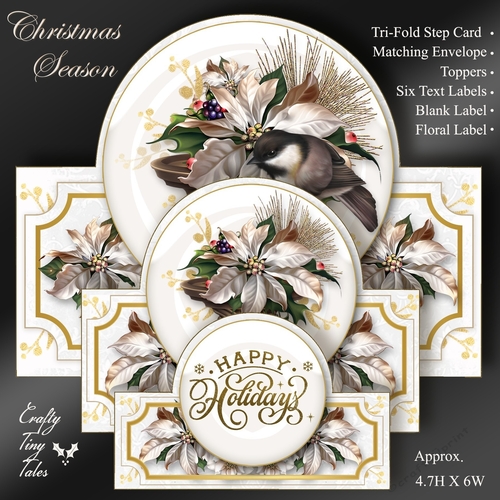 Christmas Season Tri-Fold Step Card #2