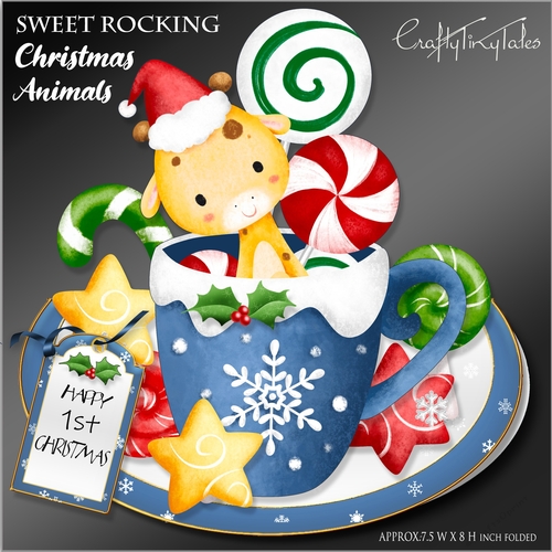 Sweet Rocking Christmas Animals #1