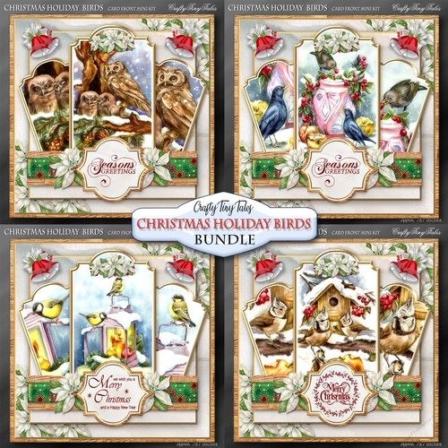 Christmas Holiday Birds BUNDLE