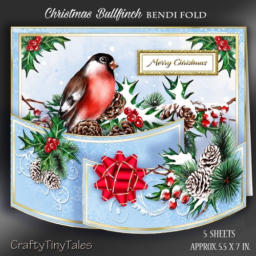 Christmas Bullfinch Bendi Fold # 4