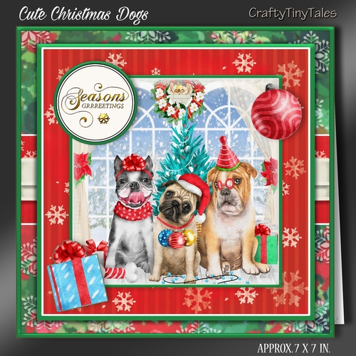 Cute Christmas Dogs Kit-2