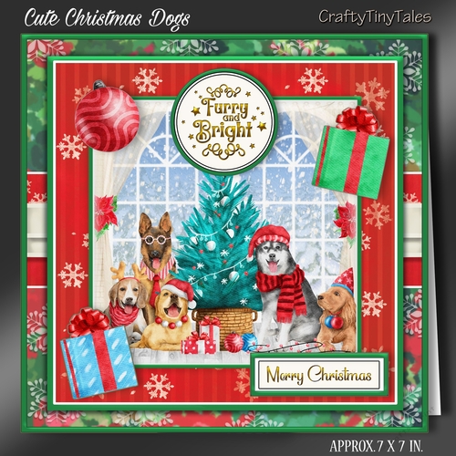 Cute Christmas Dogs Kit-3