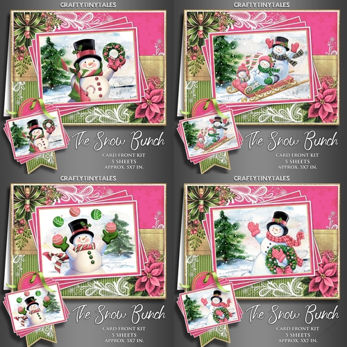 The Pink Snow Bunch 5X7 BUNDLE