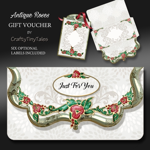 Antique Roses Gift Voucher MiniKit-1