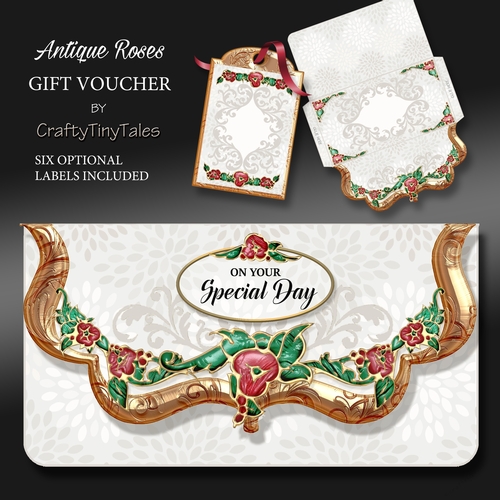 Antique Roses Gift Voucher MiniKit-4