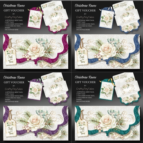 Christmas Roses Gift Voucher BUNDLE 2