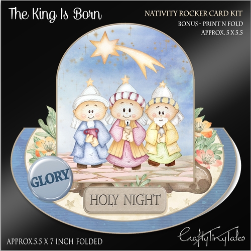 The King Is Born Rocker Card- 3