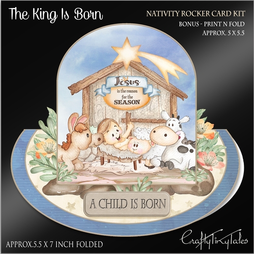 The King Is Born Rocker Card- 4