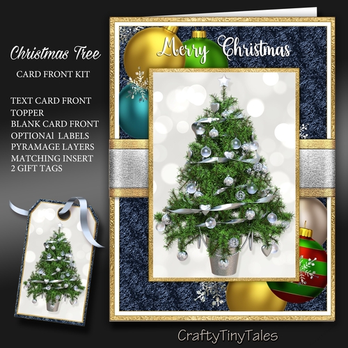 Christmas Tree 5X7 CF-Blue Series -3
