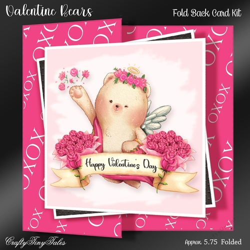 Valentine Bears Pink Foldback-3