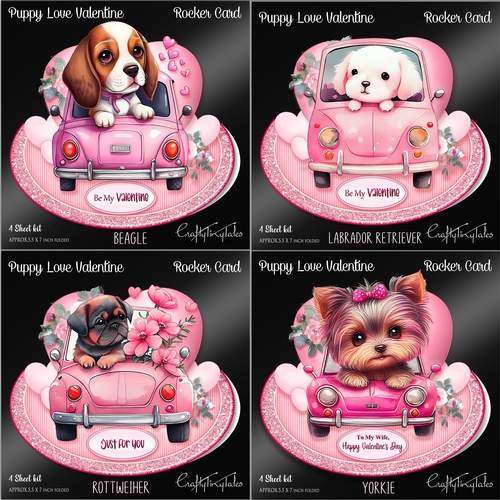 Puppy Love Rocker Card BUNDLE-2