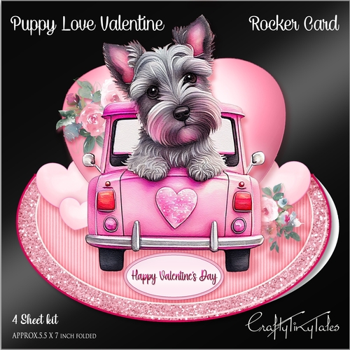 Puppy Love Card Front Kit-9
