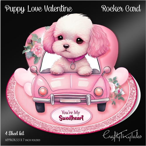 Puppy Love Card Front Kit-10