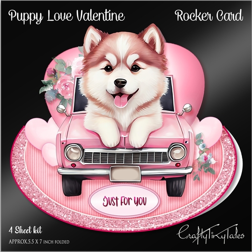 Puppy Love Card Front Kit-12