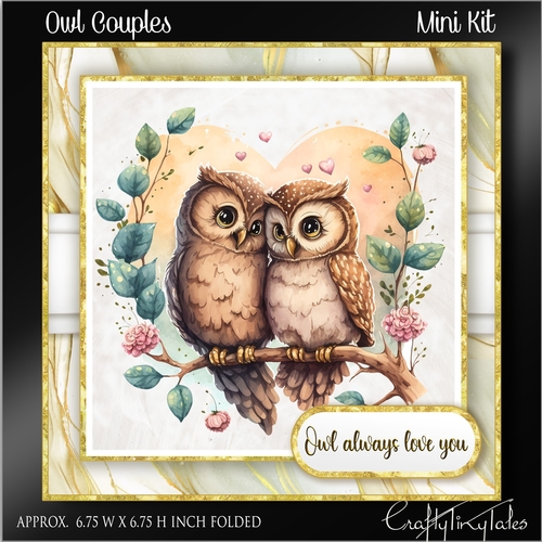 OWL Couples Card Front Mini Kit-1