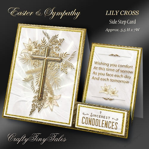 Easter & Sympathy Lily Cross Side Step