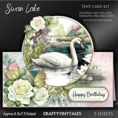 Swan Lake Tent Card Kit-2