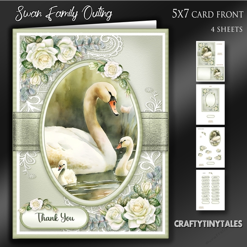 Swan Family 5x7 Mini Kit-3