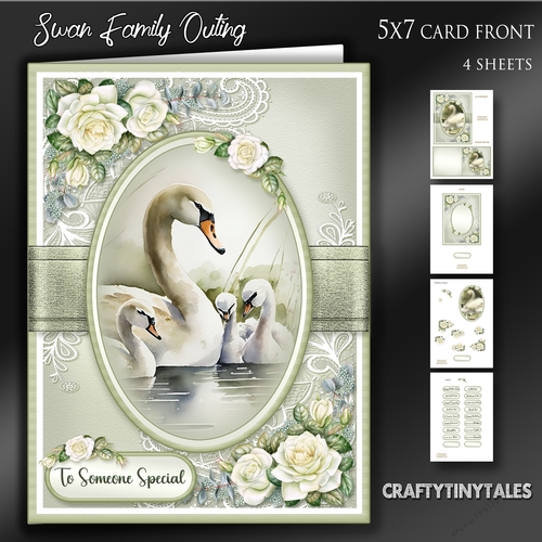 Swan Family 5x7 Mini Kit-4