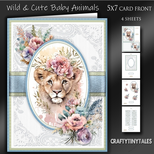 Wild & Cute Baby Animals Kit-8
