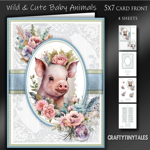 Wild & Cute Baby Animals Kit-12