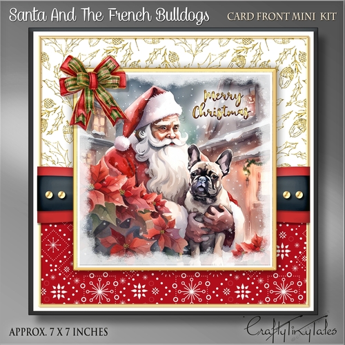 Santa And The French Bulldogs Kit-1
