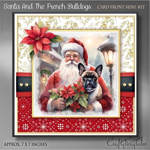 Santa And The French Bulldogs Kit-2