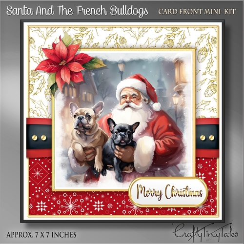 Santa And The French Bulldogs Kit-3