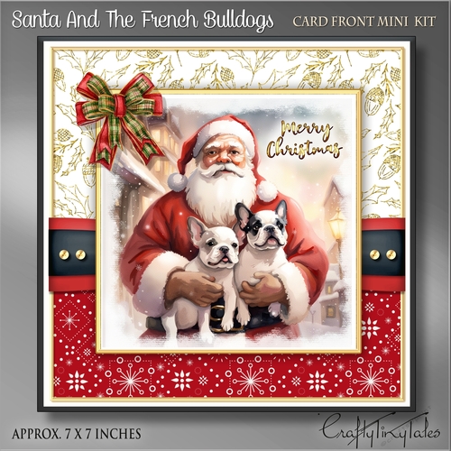 Santa And The French Bulldogs Kit-4