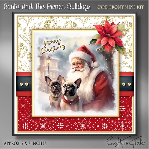 Santa And The French Bulldogs Kit-5