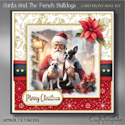 Santa And The French Bulldogs Kit-6