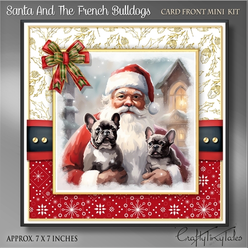 Santa And The French Bulldogs Kit-8
