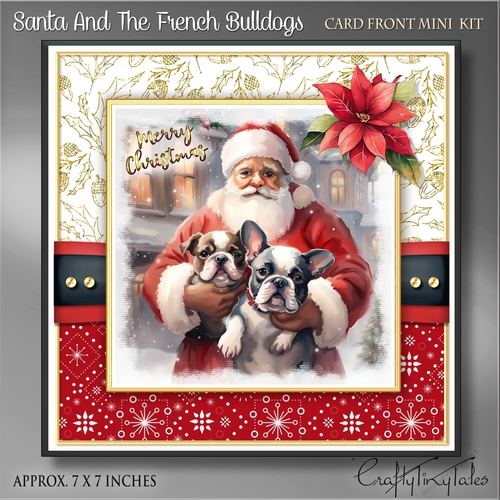 Santa And The French Bulldogs Kit-9