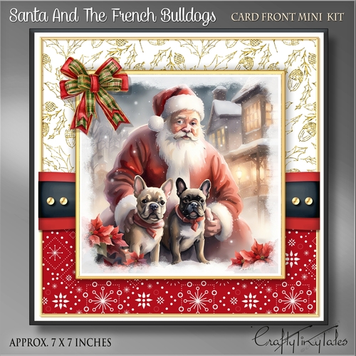 Santa And The French Bulldogs Kit-11