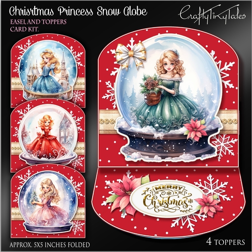 Christmas Princess Snow Globe -4