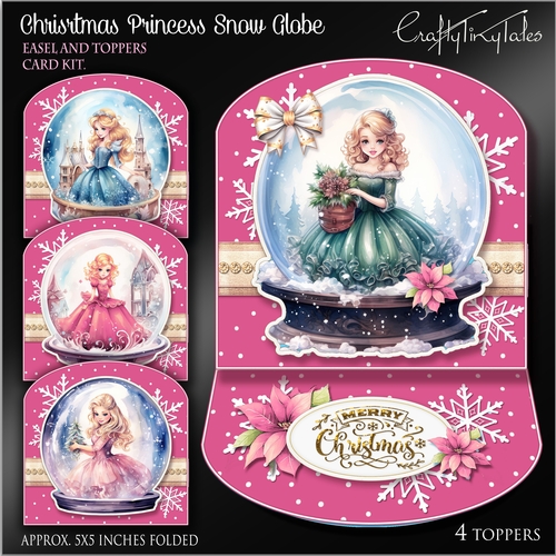 Christmas Princess Snow Globe -6