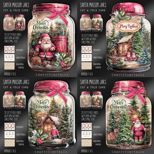 Santa Maison Jars BUNDLE Pink Series