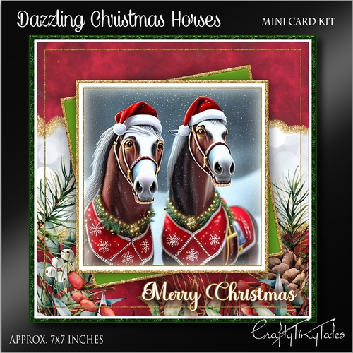 Dazzling Christmas Horses