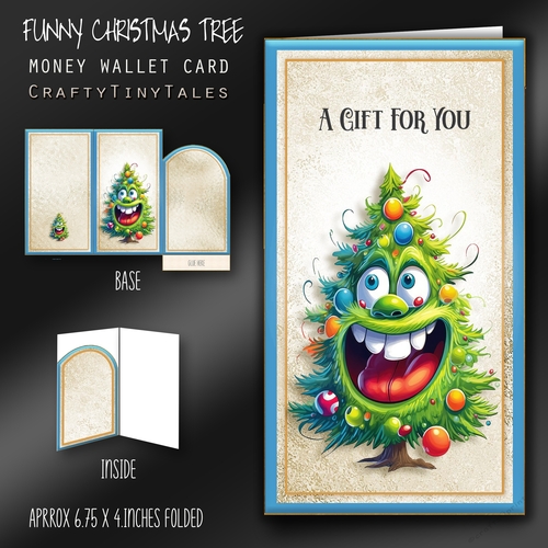 Funny Christmas Tree Money Card Kit-1