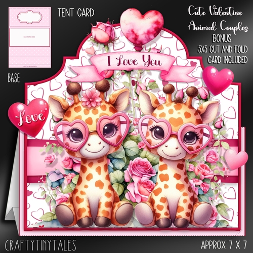 Cute Valentine Animal Couples Kit-3