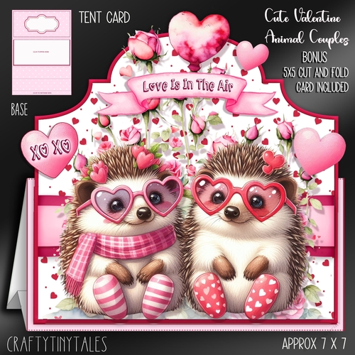 Cute Valentine Animal Couples Kit-4