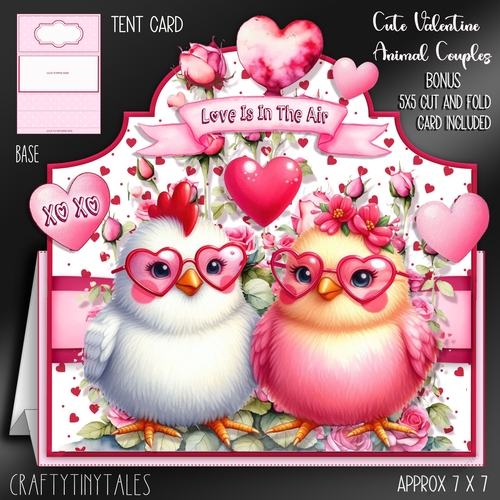 Cute Valentine Animal Couples Kit-6