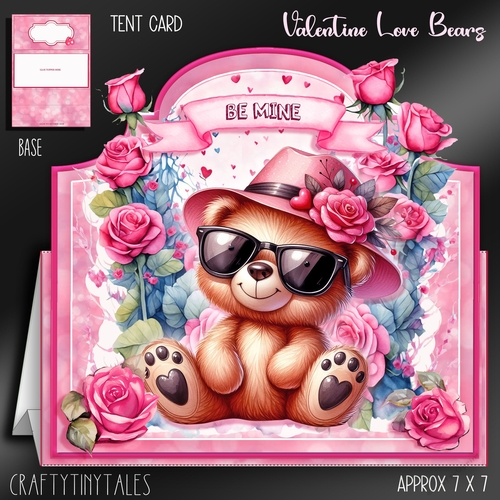 Valentine Love Bears Card Kit-2