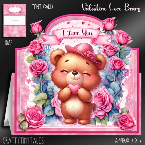 Valentine Love Bears Card Kit-7