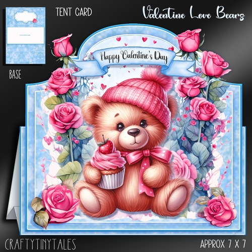 Valentine Love Bears Blue Series Kit-1