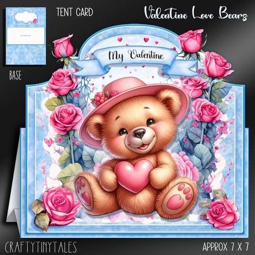 Valentine Love Bears Blue Series Kit-6