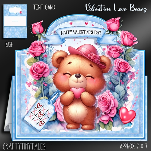 Valentine Love Bears Blue Series Kit-7