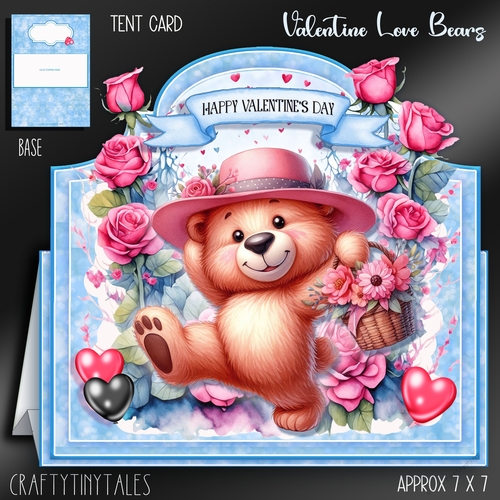 Valentine Love Bears Blue Series Kit-8